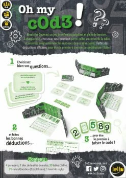 Iello Break The Code -Le Sanctuaire des Cartes Boutique BreaktheCode Boxbottom FR