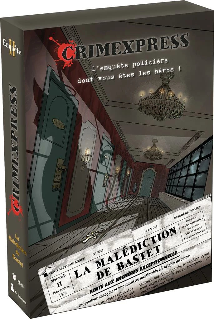 Crimexpress : La Malédiction De Bastet 3 Crimexpress : La Malédiction De Bastet