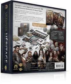 Vampire La Mascarade : Heritage 7 Vampire La Mascarade : Heritage -Le Sanctuaire des Cartes Boutique dpavampma01fr box3d dos 20230629