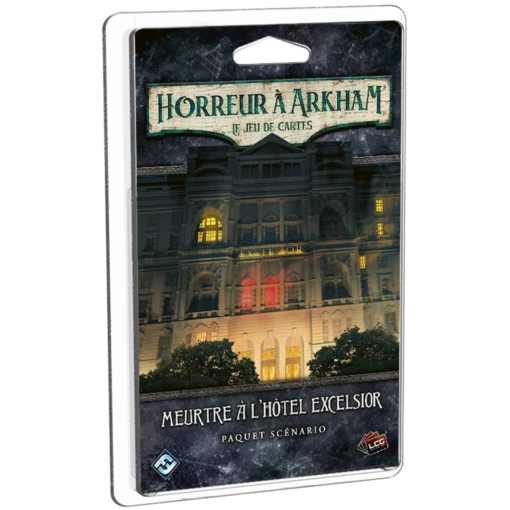 Fantasy Flight Games Arkham JCE : Meurtre à L’Hôtel Excelsior -Le Sanctuaire des Cartes Boutique ffjcha38 box3d 080819