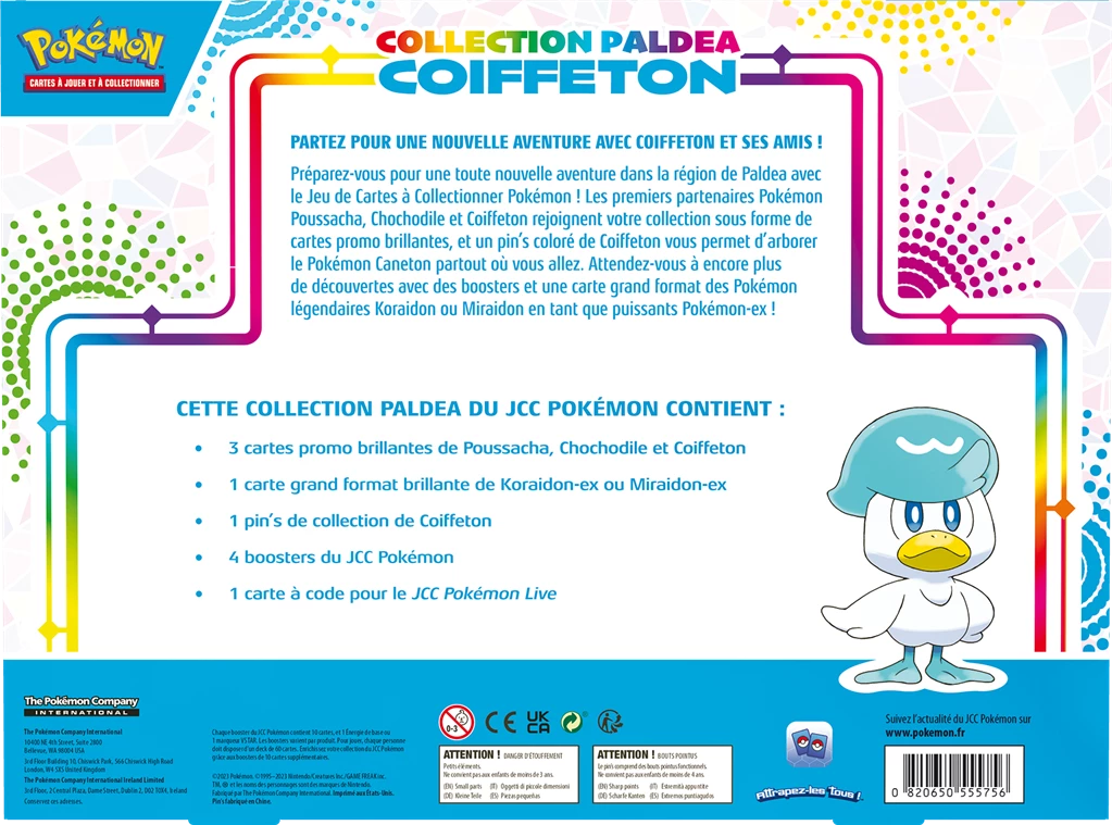 POKEMON Copie De Pokémon : Coffret V Preview 1 Pins Paleda COIFFETON 4 POKEMON Copie De Pokémon : Coffret V Preview 1 Pins Paleda COIFFETON – Image 2