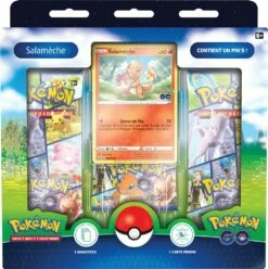 POKEMON Pokémon GO01 : Coffret Pin Octobre 2022 Salaméche